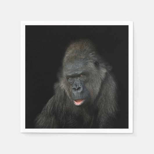 Gorilla Biddy Classic Serviette (Vorderseite)
