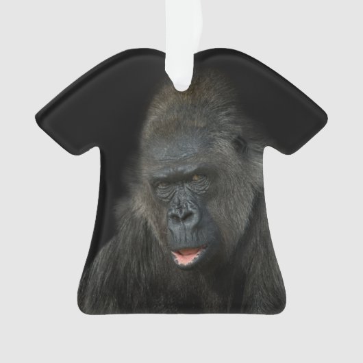 Gorilla Biddy Ornament (Vorderseite)