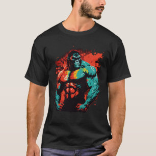 Gorilla-Biest Bodybuilding Muskeln MMA-Kämpfer Fit T-Shirt