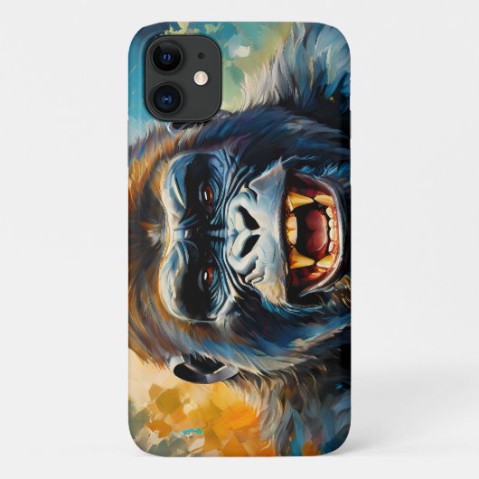 Gorilla Big Smile Case-Mate iPhone Hülle (Rückseite)