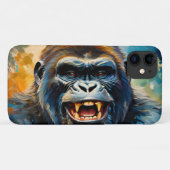 Gorilla Big Smile Case-Mate iPhone Hülle (Rückseite (Horizontal))
