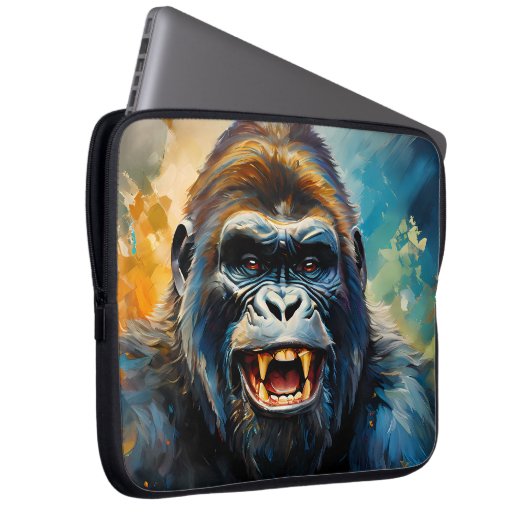 Gorilla Big Smile Laptopschutzhülle (Vorne Rechts)