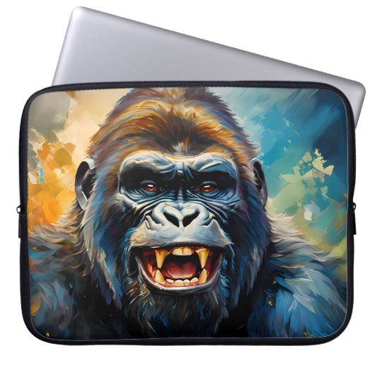 Gorilla Big Smile Laptopschutzhülle (Vorderseite)