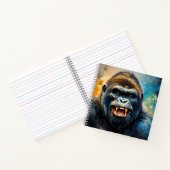 Gorilla Big Smile Notizblock (Innenseite)