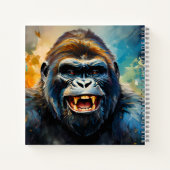 Gorilla Big Smile Notizblock (Rückseite)