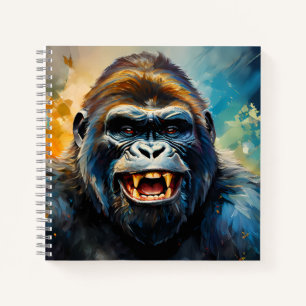 Gorilla Big Smile Notizblock