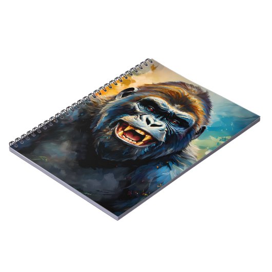 Gorilla Big Smile Notizblock (Linke Seite)