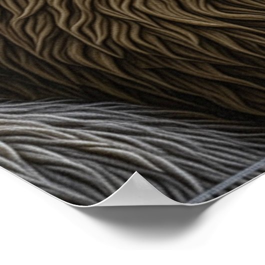 Gorilla, Bigfoot oder Sasquatch Nah Poster (Ecke)