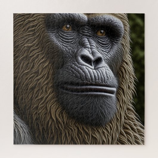 Gorilla, Bigfoot oder Sasquatch Nah Puzzle (Vertikal)