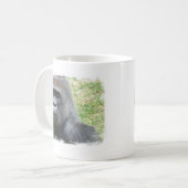Gorilla-Blick-Kaffee-Tasse Kaffeetasse (Vorderseite Links)