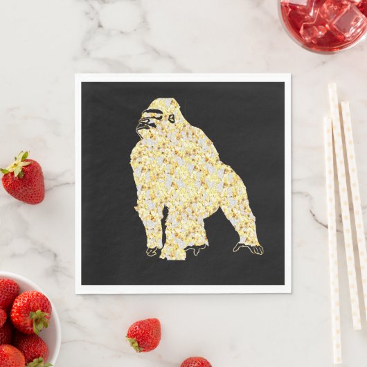 GORILLA BLING SERVIETTE (Beispiel)