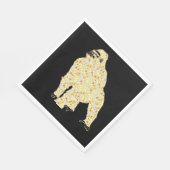 GORILLA BLING SERVIETTE (Ecke)