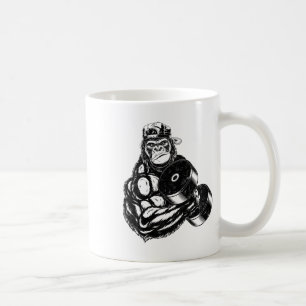Gorilla Bodybuilder Fitnessstudio Gewichtheben T-S Kaffeetasse