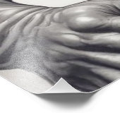 Gorilla Bodybuilder Pop Art Cartoon Zeichnend Fotodruck (Ecke)