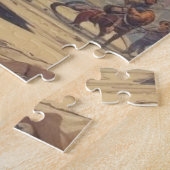 Gorilla Bodybuilder Pop Art Cartoon Zeichnend Puzzle (Seite)