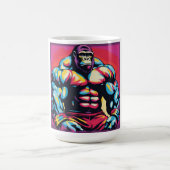Gorilla Bodybuilder Pop Hebebühnen Cartoon Kaffeetasse (Mittel)