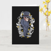 Gorilla Boss Karte (Gelbe Blume)