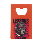 Gorilla Boss Lessons Learn Bottle Opener  Geldbeutel Flaschenöffner (Vorderseite)