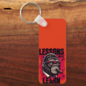 Gorilla Boss Lessons Learn Keychain Schlüsselanhänger (Vorderseite)