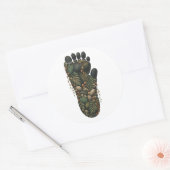 Gorilla Botanical Footprint Nature Sticker (Umschlag)
