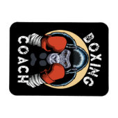 Gorilla Boxing Coach - Sporttrainer Magnet (Horizontal)