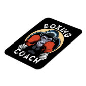 Gorilla Boxing Coach - Sporttrainer Magnet (Linke Seite)