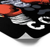 Gorilla Boxing Coach - Sporttrainer Poster (Ecke)