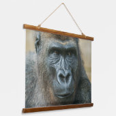Gorilla Boys Lope und Shufai Wandteppich Mit Holzrahmen (Gewinkelt)