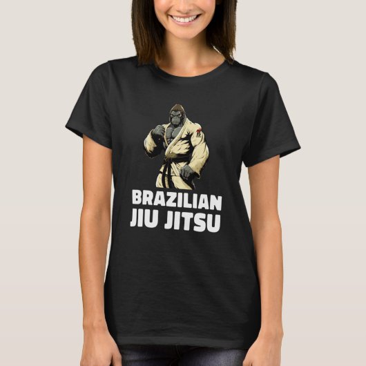Gorilla Brazilian Jiu Jitsu and Grappling  2 T-Shirt (Vorderseite)
