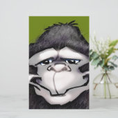 Gorilla Briefpapier (Stehend Vorderseite)
