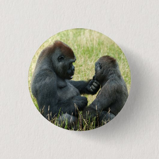 Gorilla Brothers Forever Button (Vorderseite)