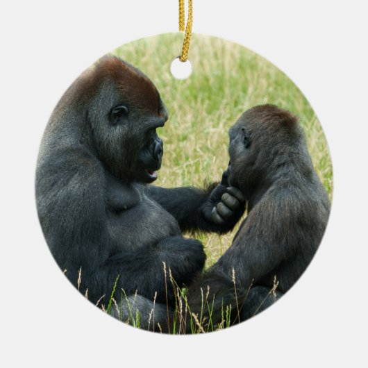 Gorilla Brothers Forever Keramik Ornament (Vorne)