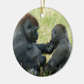 Gorilla Brothers Forever Keramik Ornament (Links)