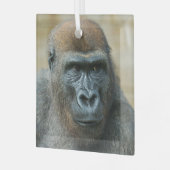 Gorilla Brothers - GoBros Ornament Aus Glas (Vorderseite links)