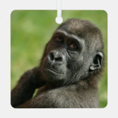 Gorilla Brothers - GoBros Ornament Aus Metall (Rückseite)