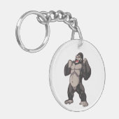 Gorilla Brüllender Affe Schlüsselanhänger (Vorderseite links)