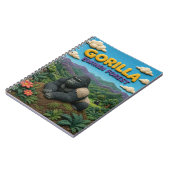 Gorilla Bwindi Wald Modern KlayKoo Notizblock (Linke Seite)