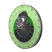 Gorilla Cartoon Dartboard With Darts Dartscheibe (Vorderseite rechts)
