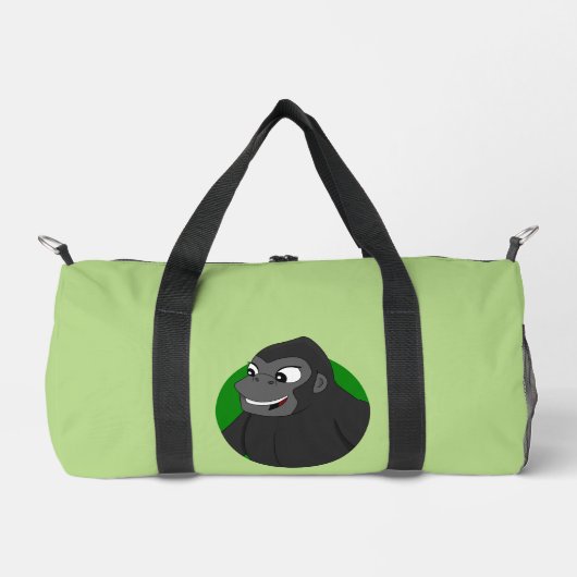 Gorilla Cartoon Duffle Bag (Vorderseite)