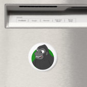 Gorilla Cartoon Magnet (In Situ (Geschirrspüler))