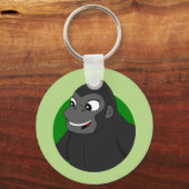 Gorilla Cartoon Schlüsselanhänger (Vorderseite)