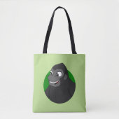 Gorilla Cartoon Tote Bag Tasche (Vorderseite)
