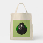 Gorilla Cartoon Tote Bag Tragetasche (Rückseite)