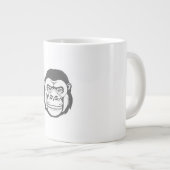 Gorilla Cartoon Zeichnend Jumbo-Tasse (Vorderseite Rechts)