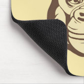Gorilla Cartoon Zeichnend Mousepad (Ecke)