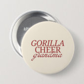 Gorilla Cheer Grandma Button (Vorne & Hinten)