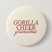 Gorilla Cheer Grandma Button (Vorderseite)