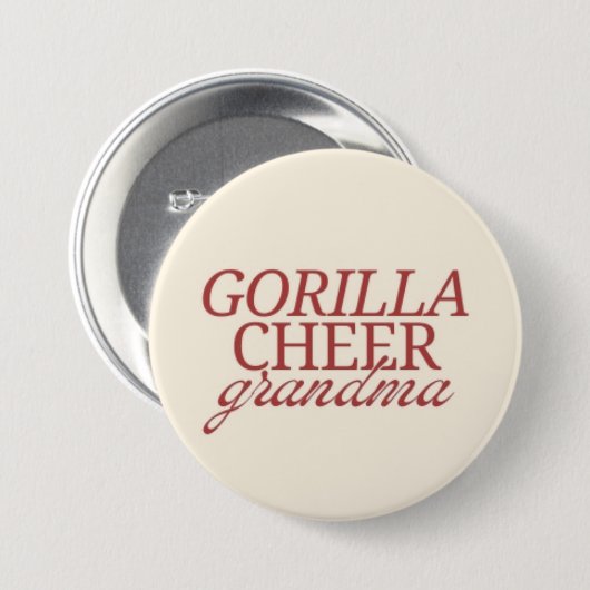 Gorilla Cheer Großma Button (Vorne & Hinten)