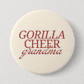Gorilla Cheer Großma Button (Vorderseite)