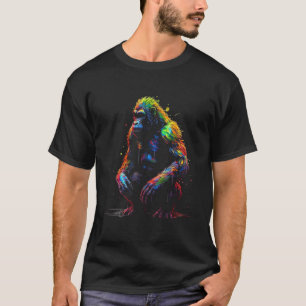 Gorilla Colorful Artwork T-Shirt